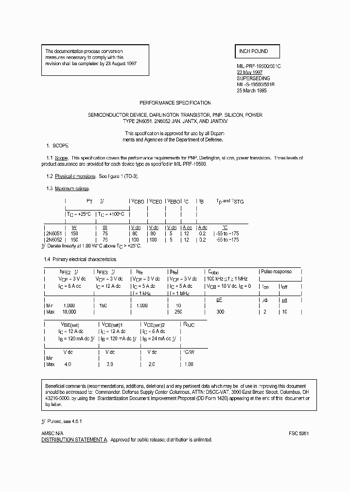 JANTXV2N6052_6476606.PDF Datasheet