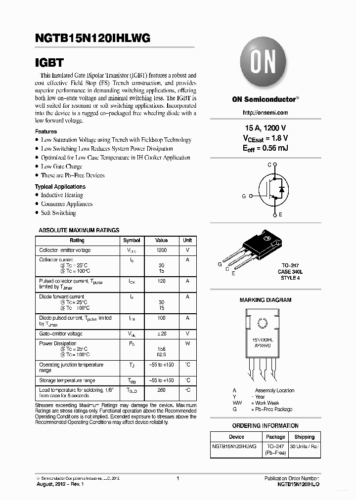 NGTB15N120IHLWG_6483667.PDF Datasheet