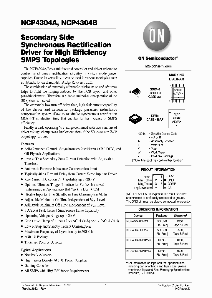 NCP4304A_6518825.PDF Datasheet