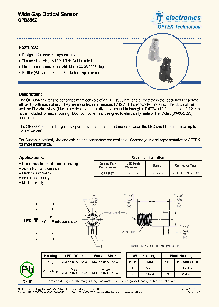 OPB856Z_6524362.PDF Datasheet