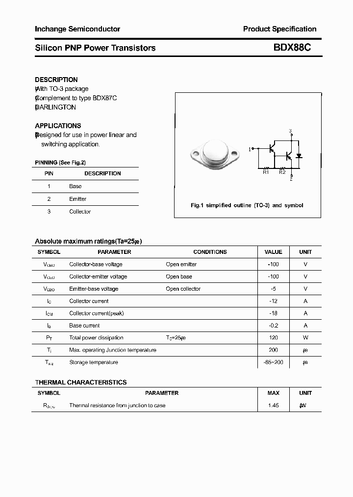 BDX88C_6531389.PDF Datasheet