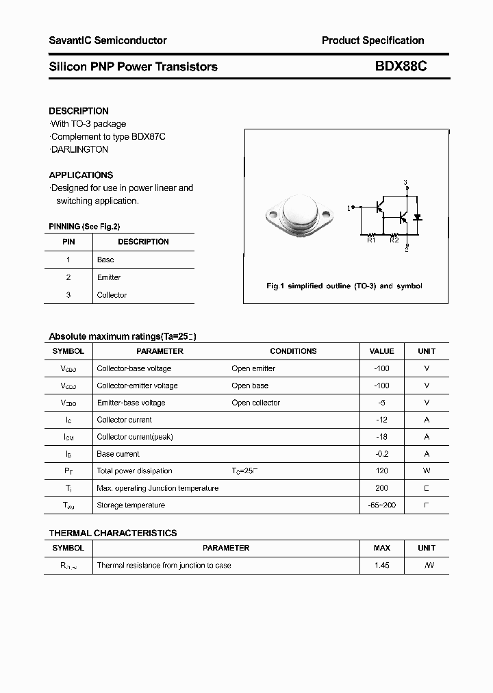 BDX88C_6531388.PDF Datasheet