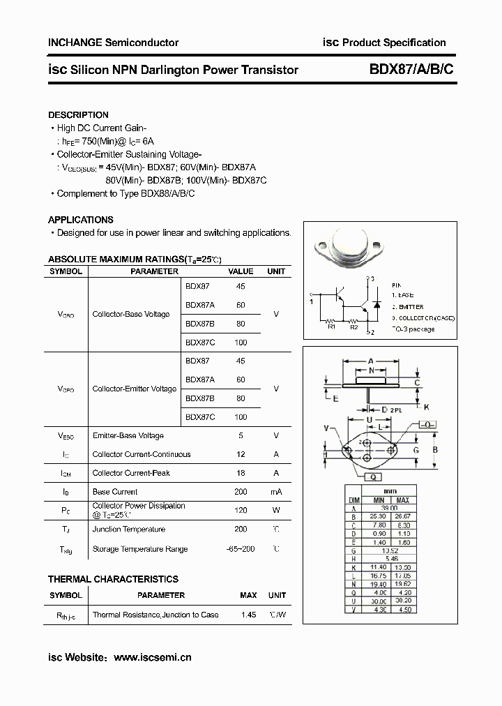 BDX87B_6531429.PDF Datasheet