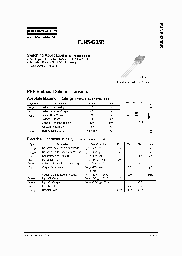 FJNS4205RBU_6540026.PDF Datasheet