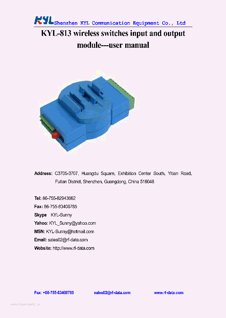 KYL-813_6588608.PDF Datasheet