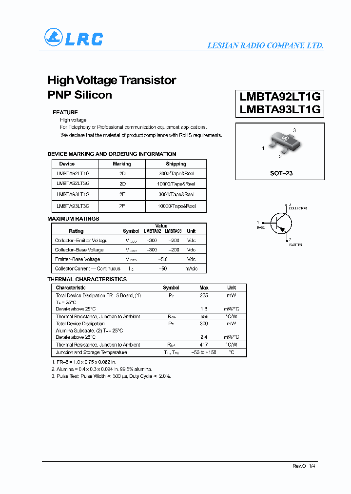 LMBTA92LT1G_6598210.PDF Datasheet