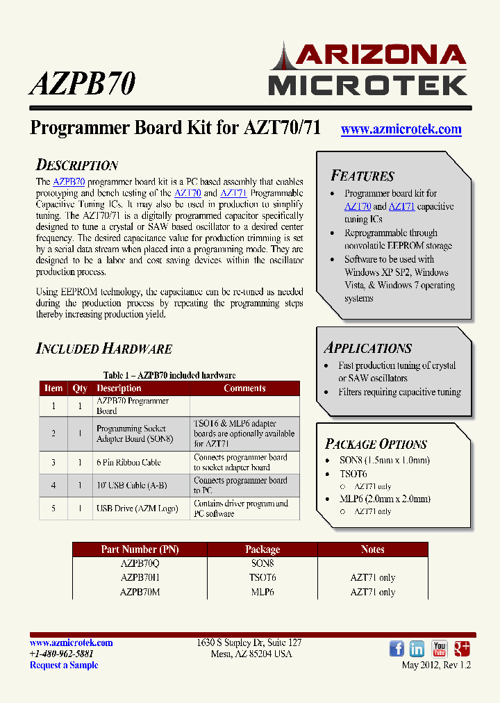 AZPB70_6599118.PDF Datasheet