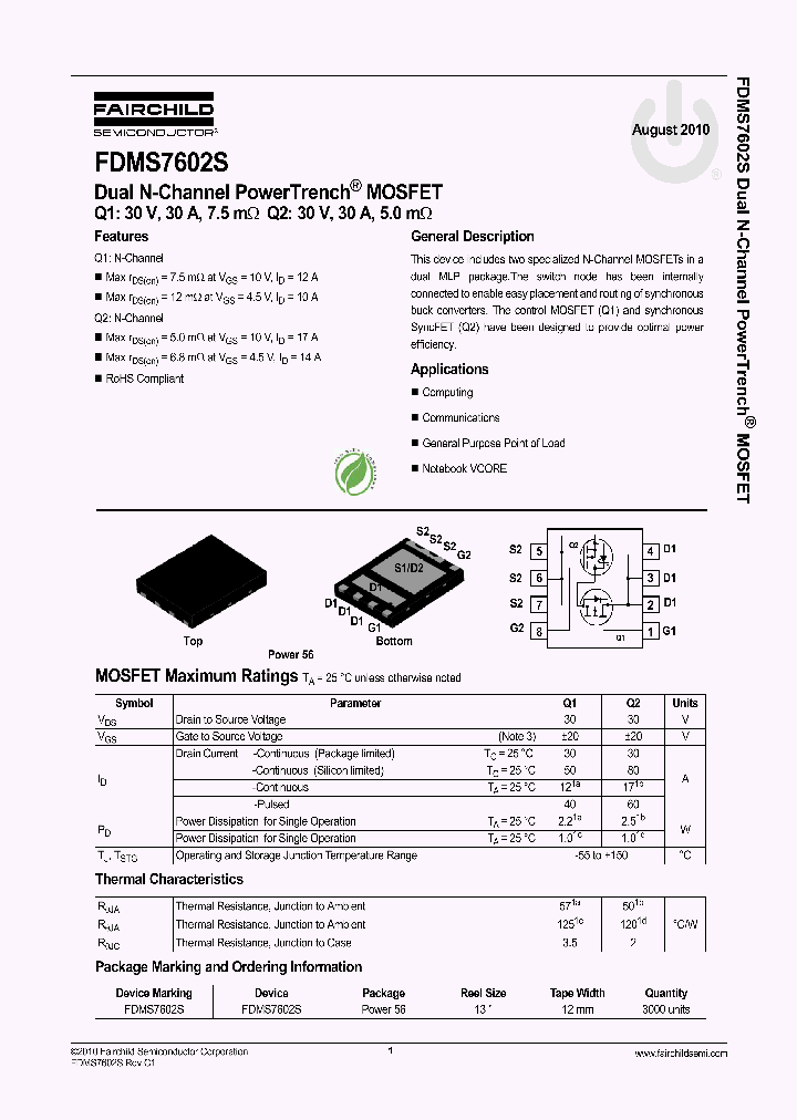 FDMS7602S_6603919.PDF Datasheet