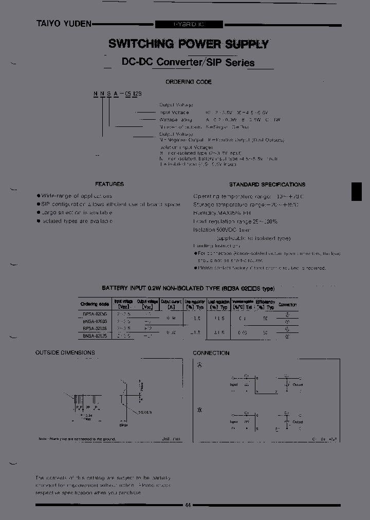 NSA-0212S_6614045.PDF Datasheet