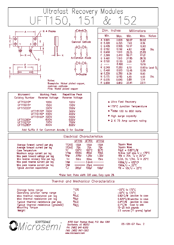 UFT15140A_6618842.PDF Datasheet