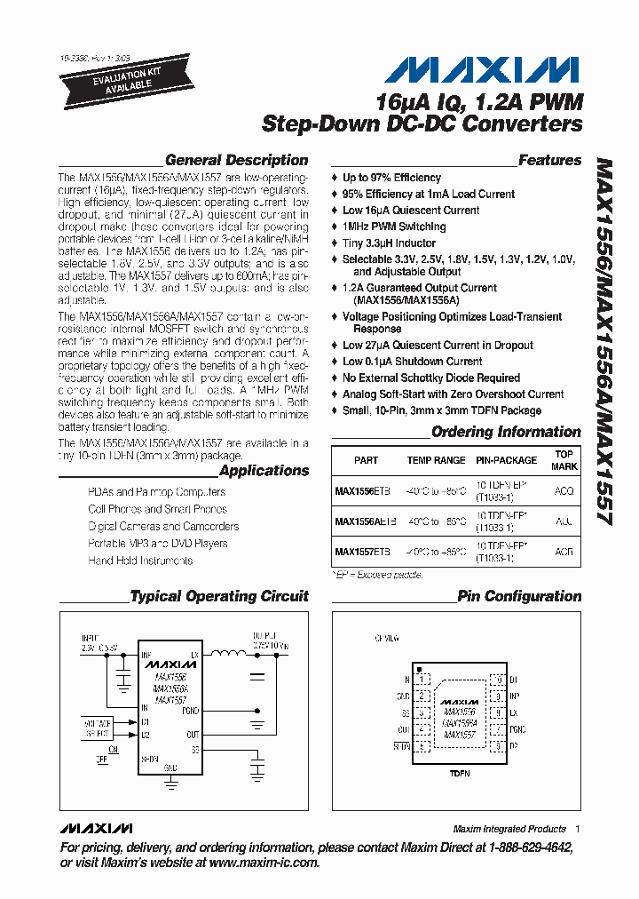 MAX1556AETB_6634128.PDF Datasheet