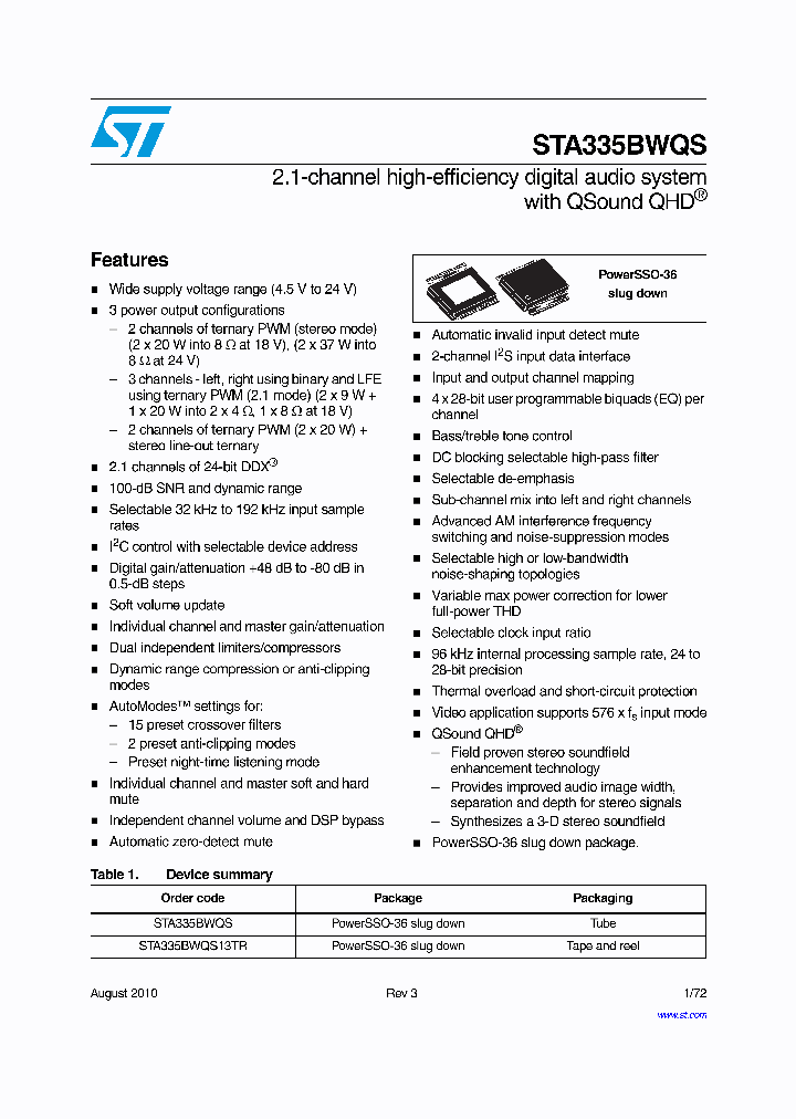 STA335BWQS_6631967.PDF Datasheet