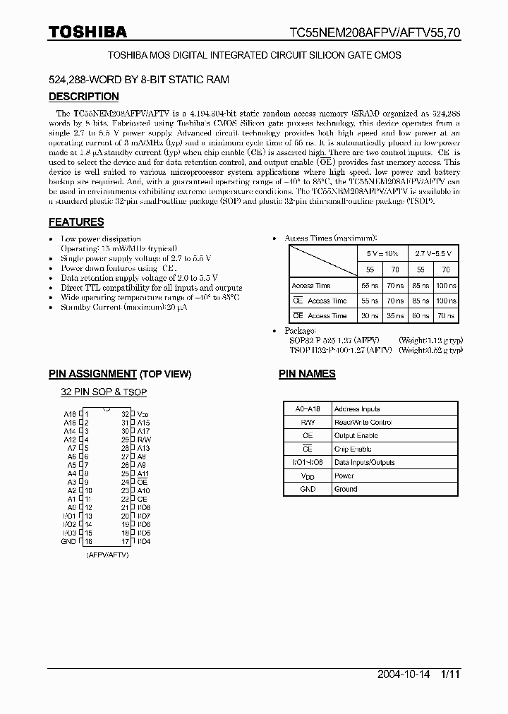 TC55NEM208AFTV55_6661384.PDF Datasheet