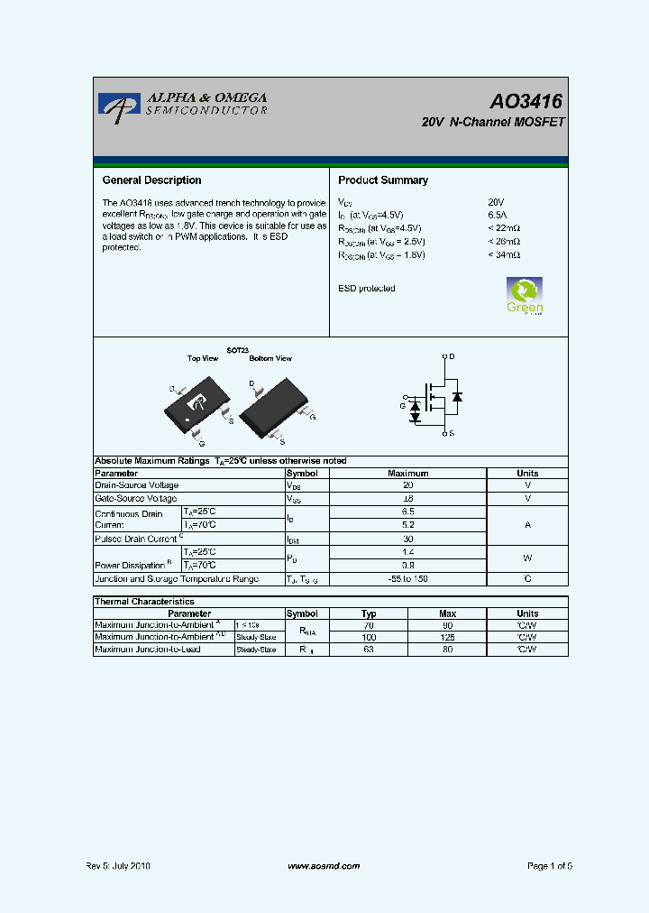 AO3416_6824112.PDF Datasheet