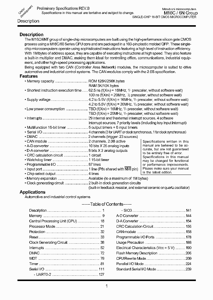 M306N0FGTFP_6689646.PDF Datasheet
