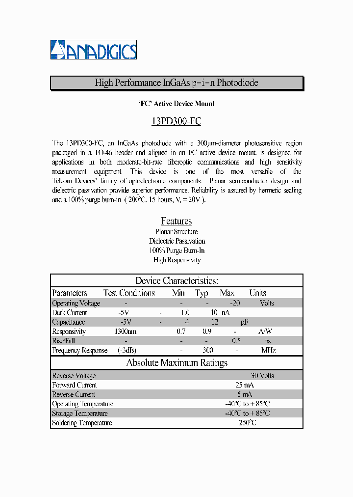 13PD300-FC_6702169.PDF Datasheet