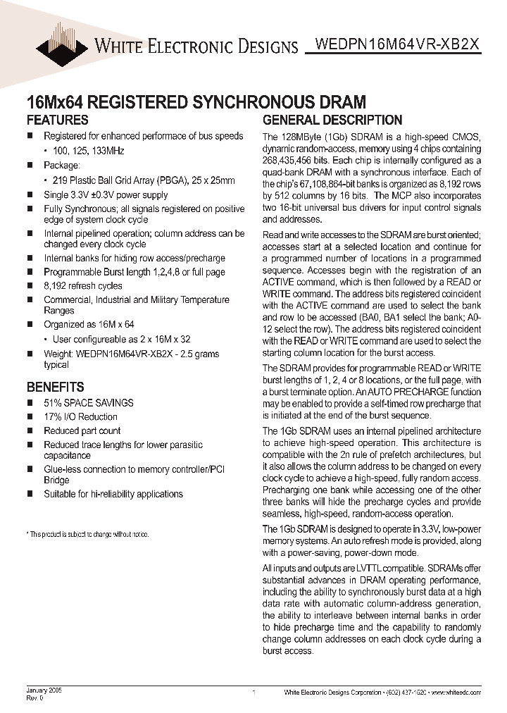 WEDPN16M64VR-133B2I_6705691.PDF Datasheet