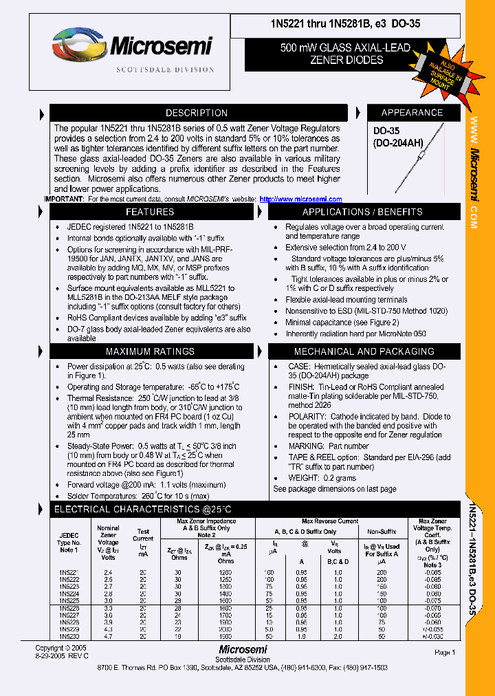 MQ1N5231TR-1_6711438.PDF Datasheet