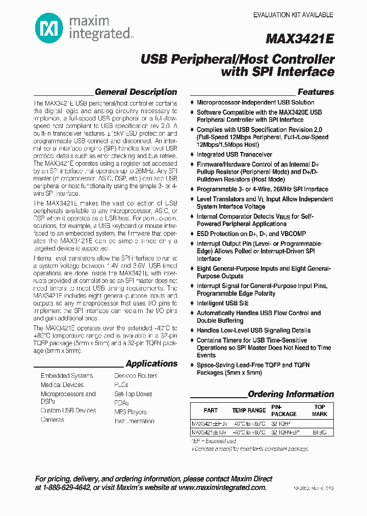 MAX3421E13_6933557.PDF Datasheet
