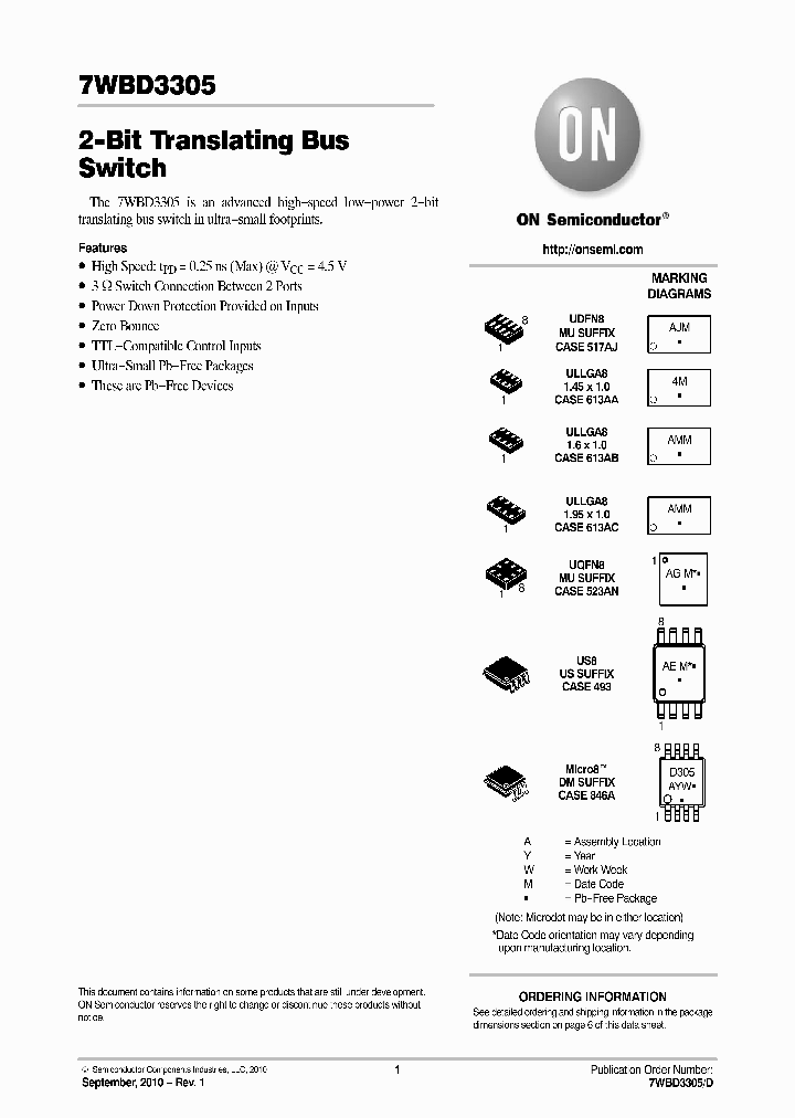 7WBD3305BMX1TCG_6727868.PDF Datasheet