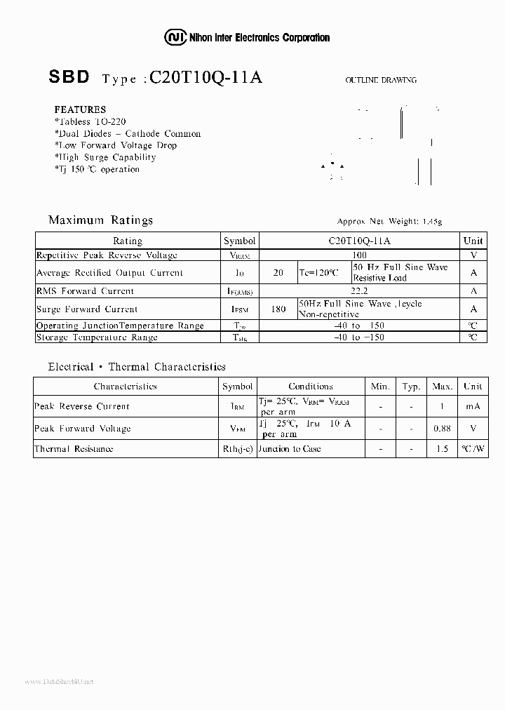 C20T10Q-11A_6937952.PDF Datasheet