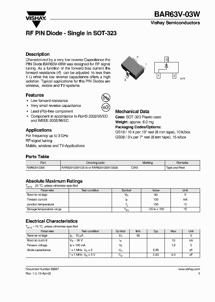 BAR63V-03W-GS18_6758459.PDF Datasheet