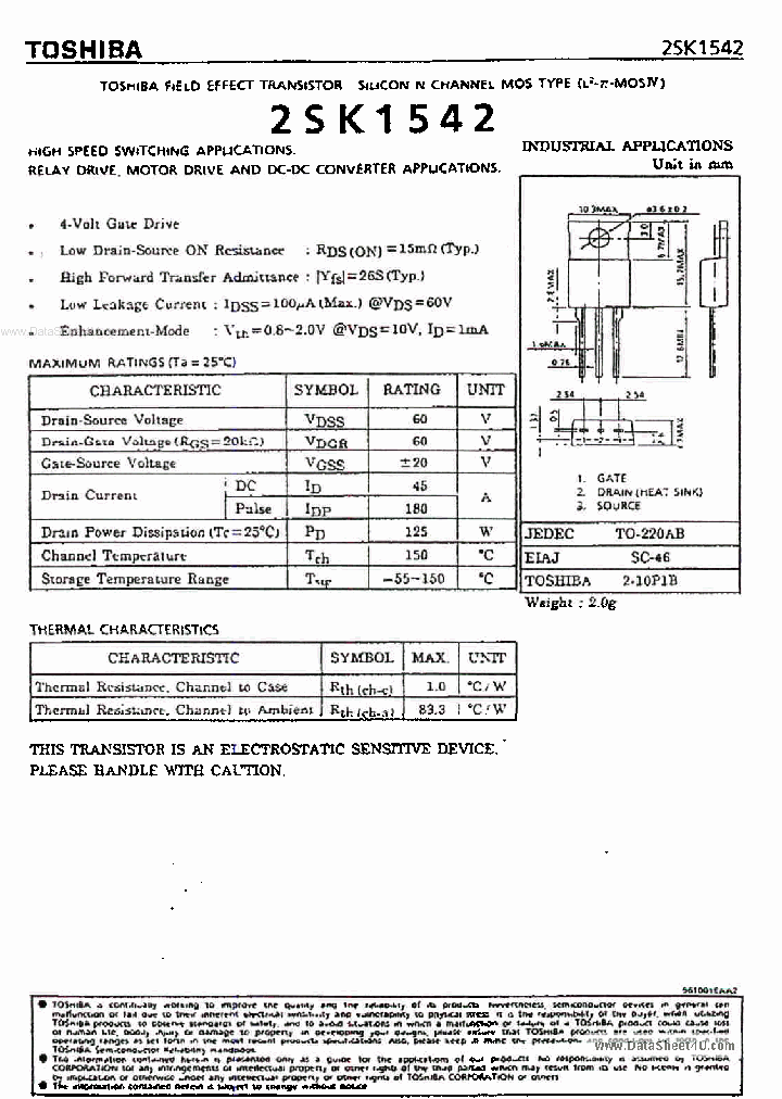 2SK1542_6942752.PDF Datasheet