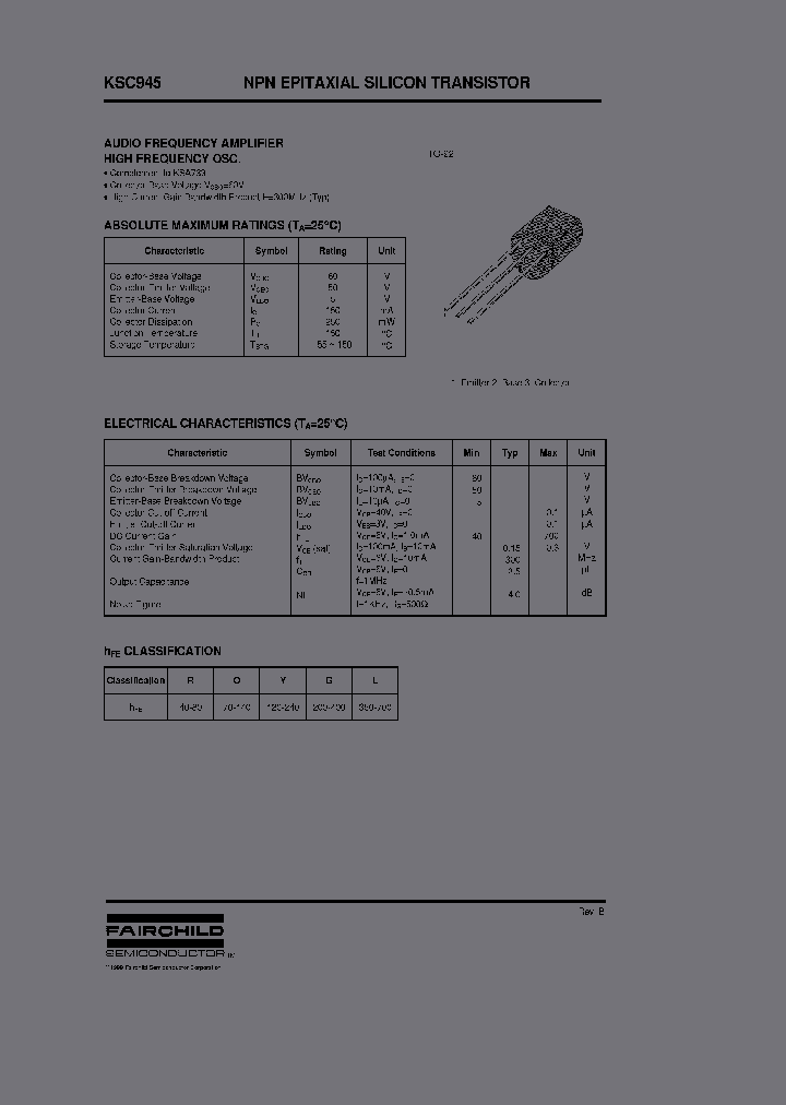 KSC945YD74Z_6789561.PDF Datasheet