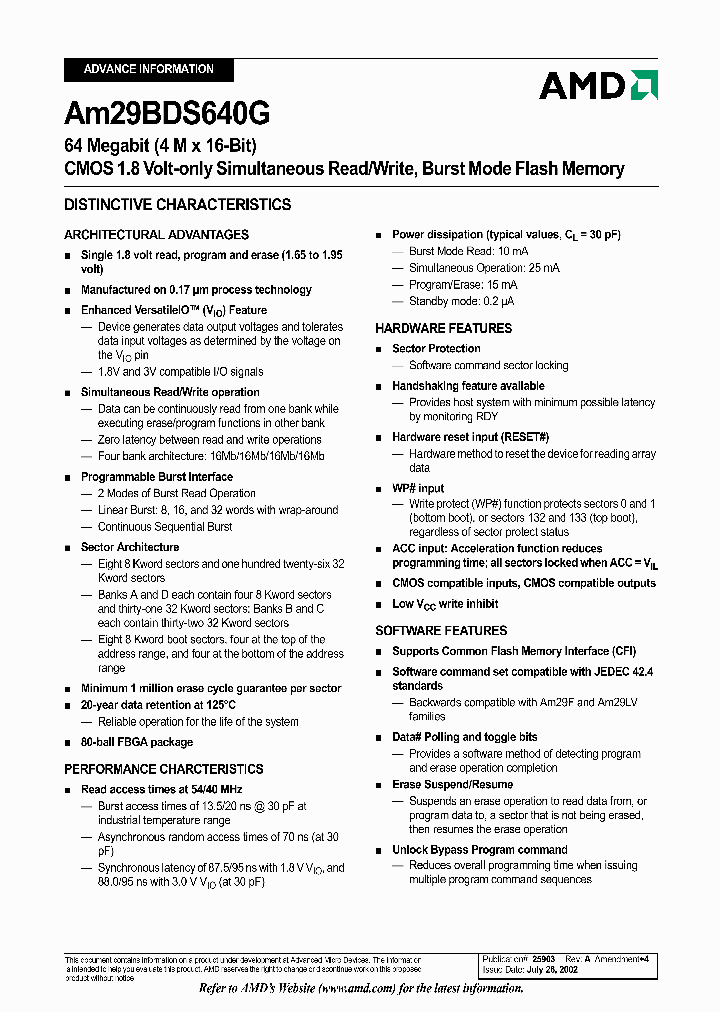 AM29BDS640GB98WSI_6793980.PDF Datasheet
