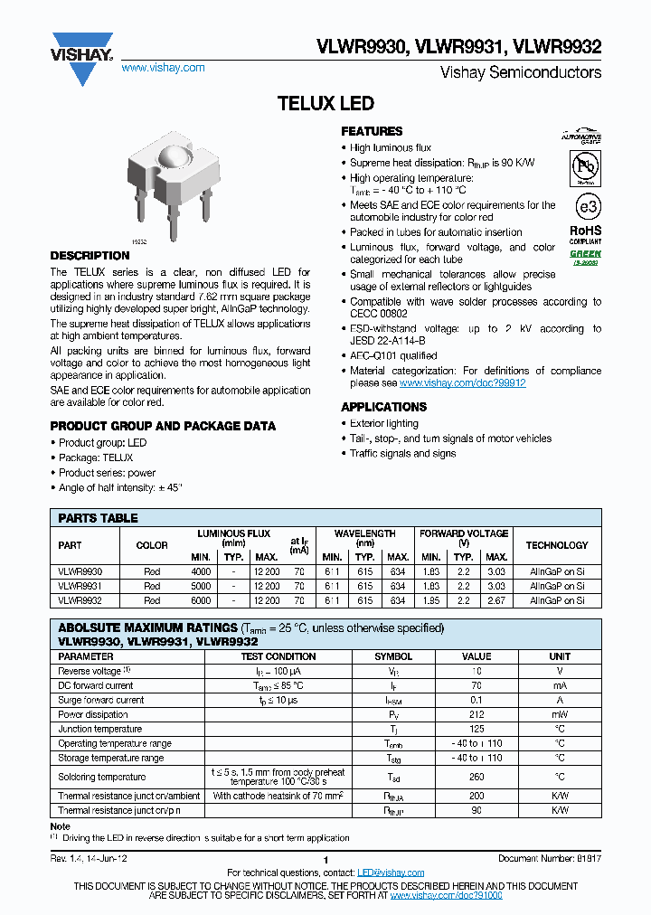 VLWR9930_6946917.PDF Datasheet