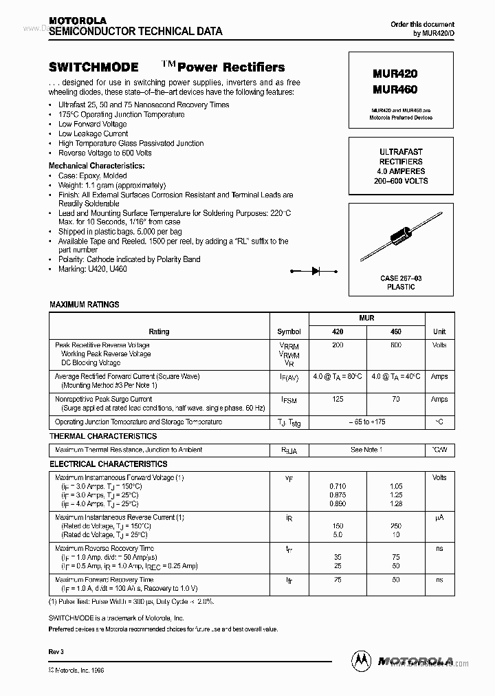 MUR460_6947811.PDF Datasheet