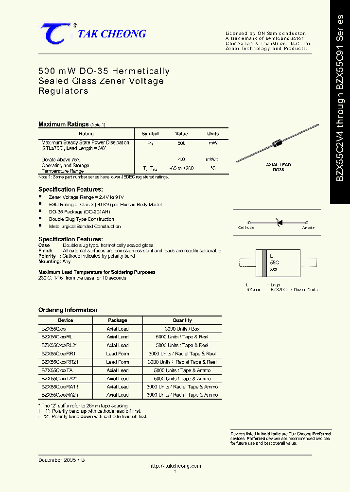 BZX55C13RL2_6820747.PDF Datasheet