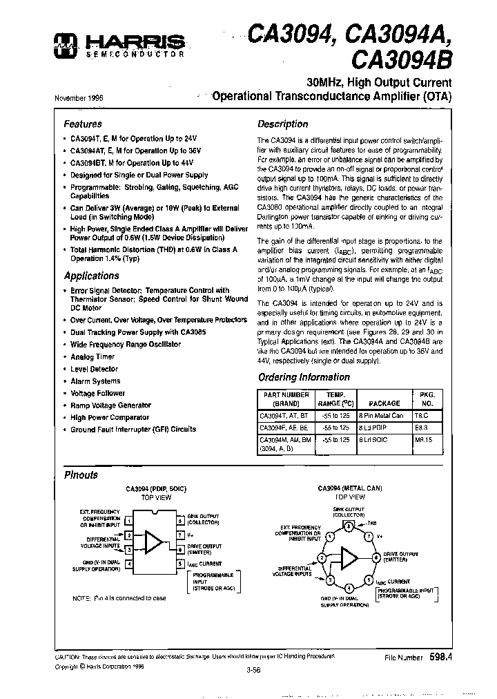 CA3094BE_6836387.PDF Datasheet