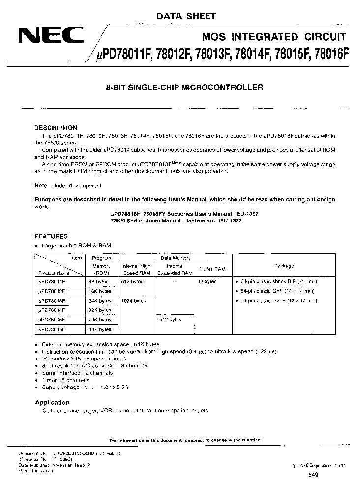 UPD78014FGK-XXX-8A8_6842870.PDF Datasheet