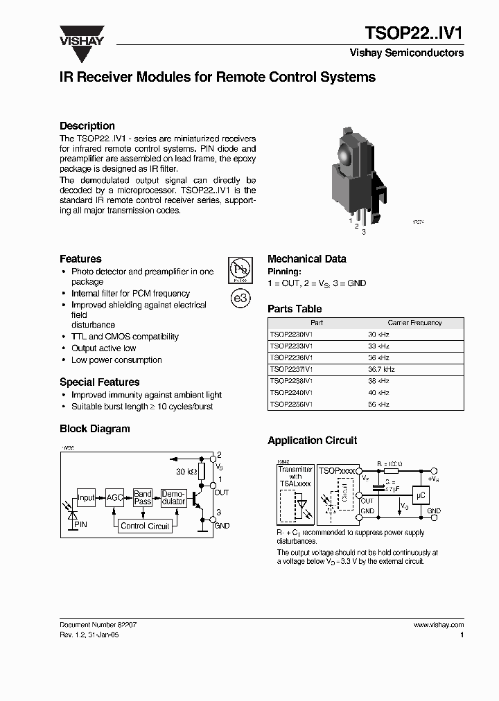 TSOP2238IV1_6852507.PDF Datasheet