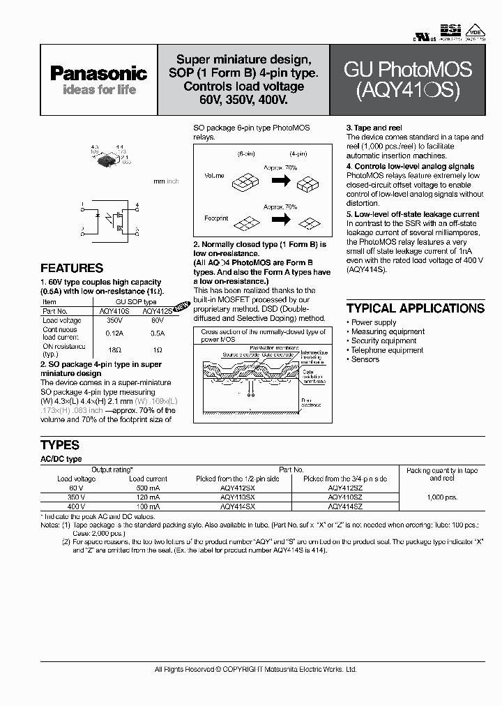 AQY410S_6852205.PDF Datasheet