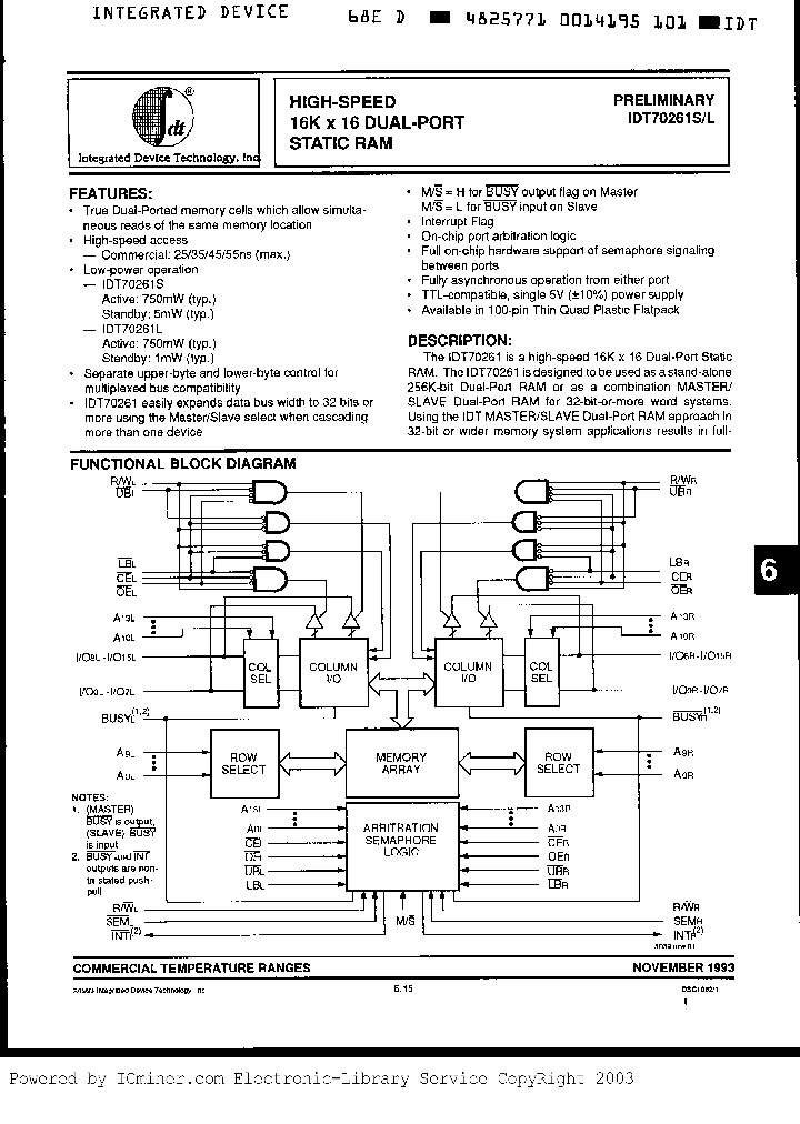 IDT70261L45PF_6877479.PDF Datasheet
