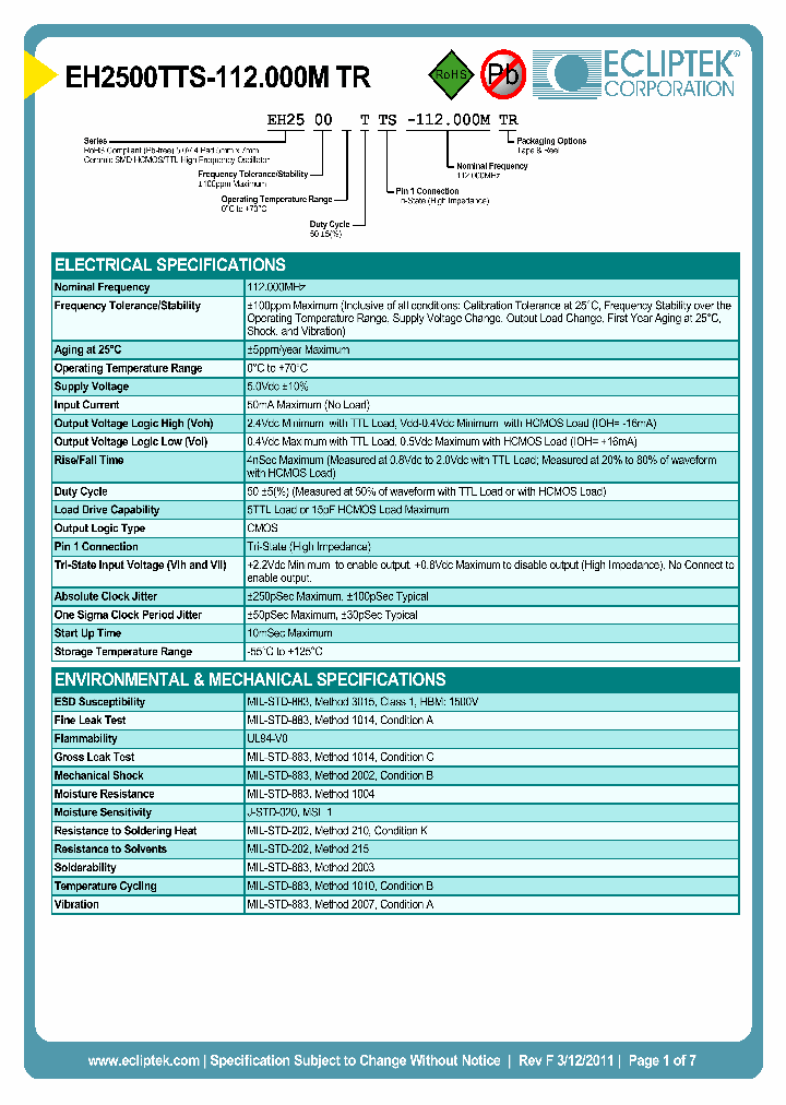 ECLIPTEKCORP-EH2500TTS-112000MTR_6874938.PDF Datasheet