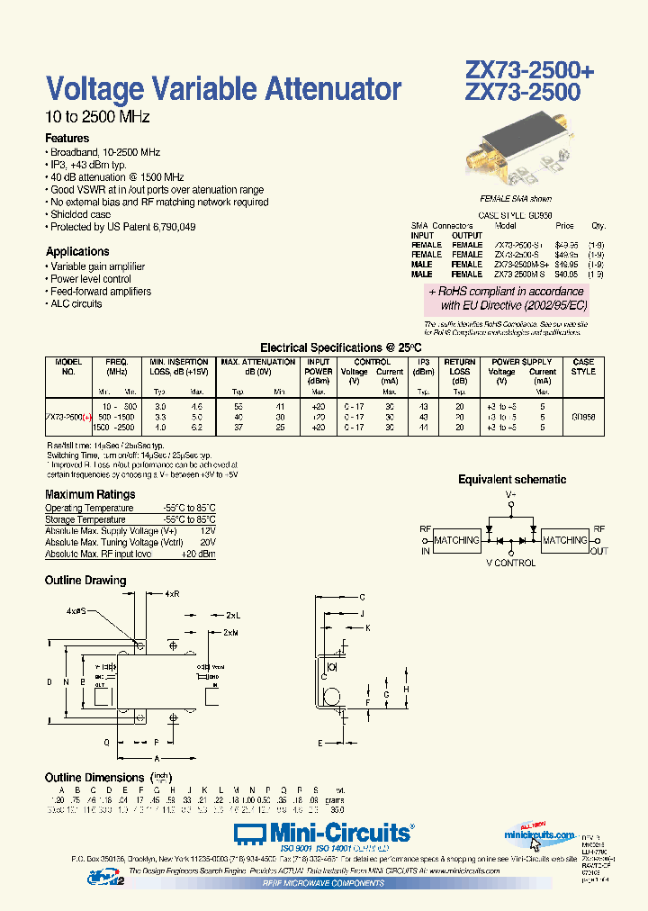ZX73-2500_6878459.PDF Datasheet