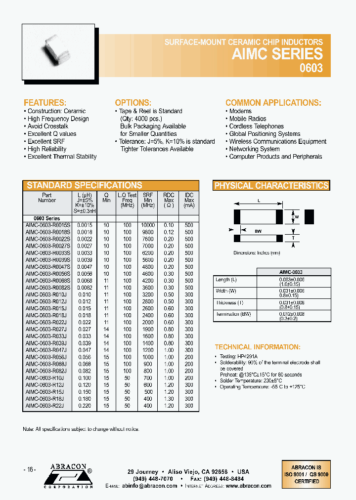 AIMC-0603-R033K_6877535.PDF Datasheet