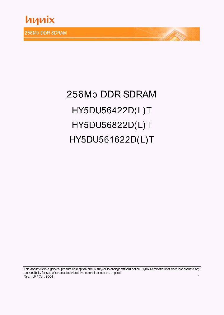 HY5DU561622DLT_6878706.PDF Datasheet