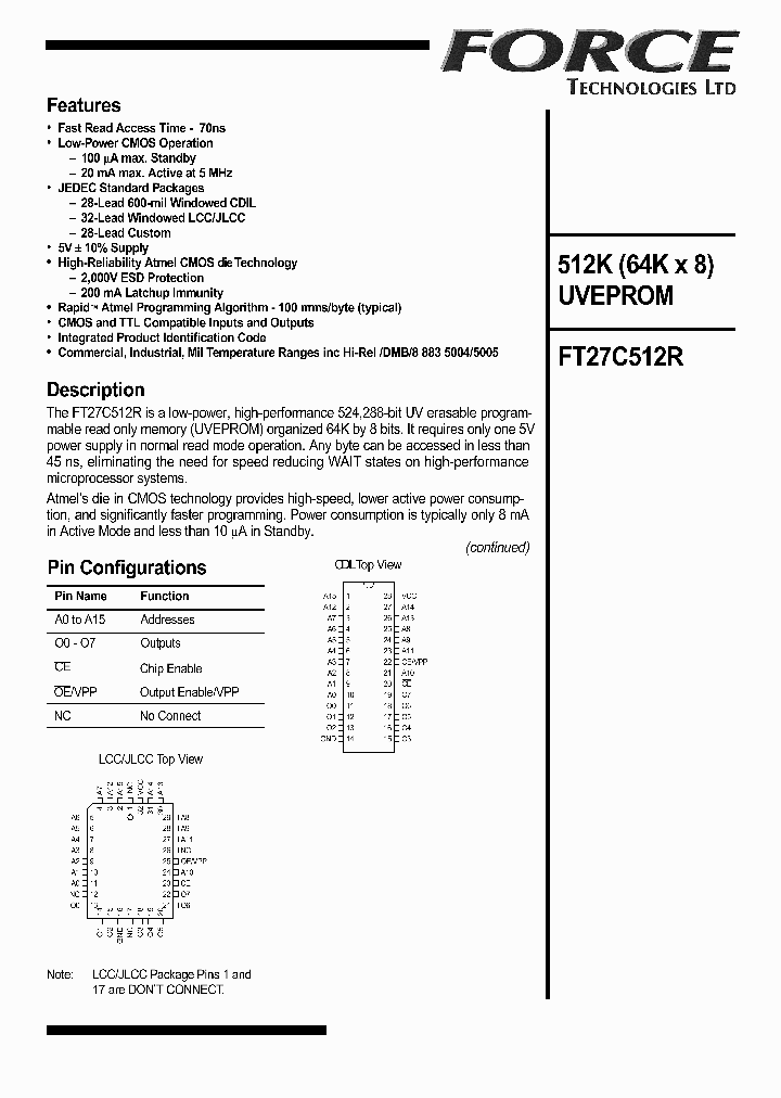 FT27C512R-90KM_6887371.PDF Datasheet