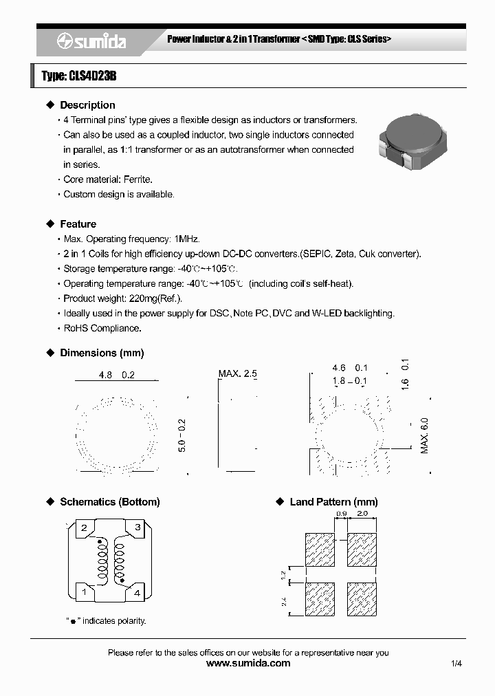 CLS4D23B-3R6NB_6889767.PDF Datasheet