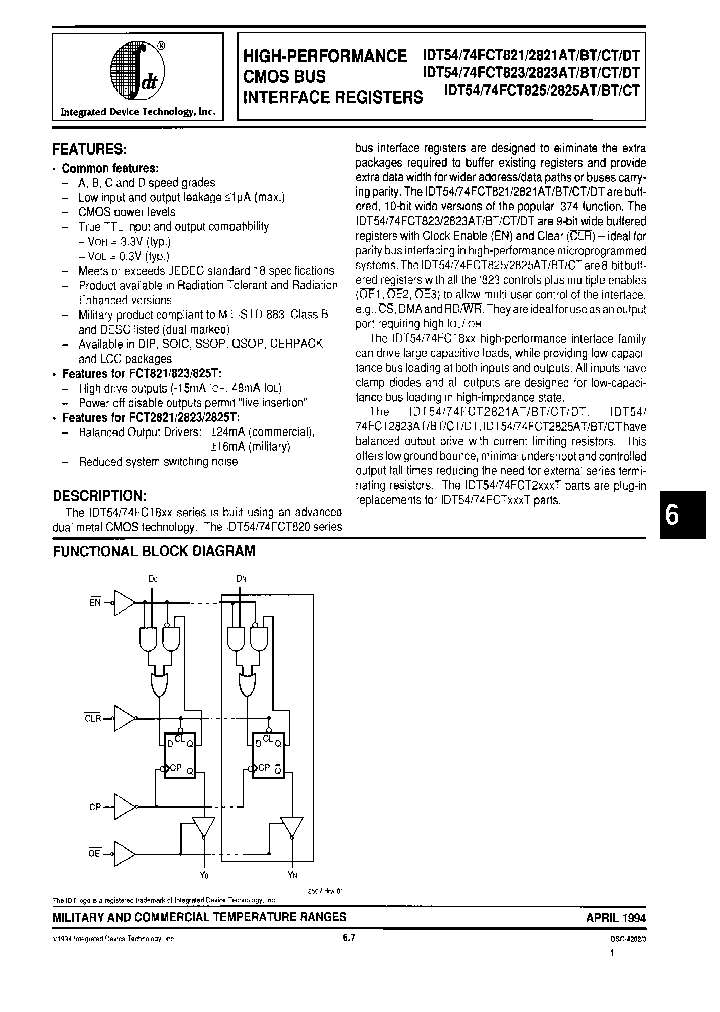 IDT54FCT2823ATDB_6897238.PDF Datasheet