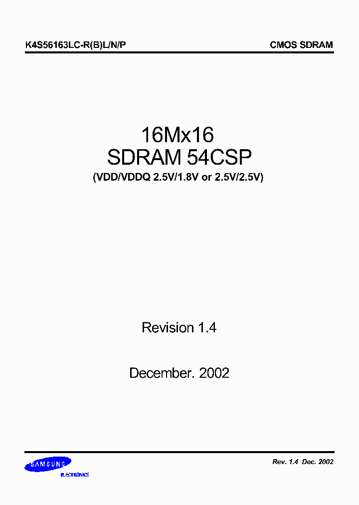 K4S56163LC-RL1L_6911040.PDF Datasheet