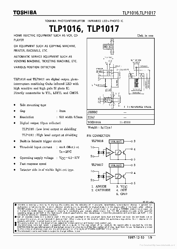 TLP1016_6960255.PDF Datasheet