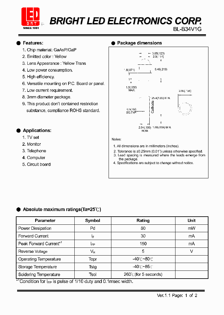 BL-B34V1G_6929406.PDF Datasheet