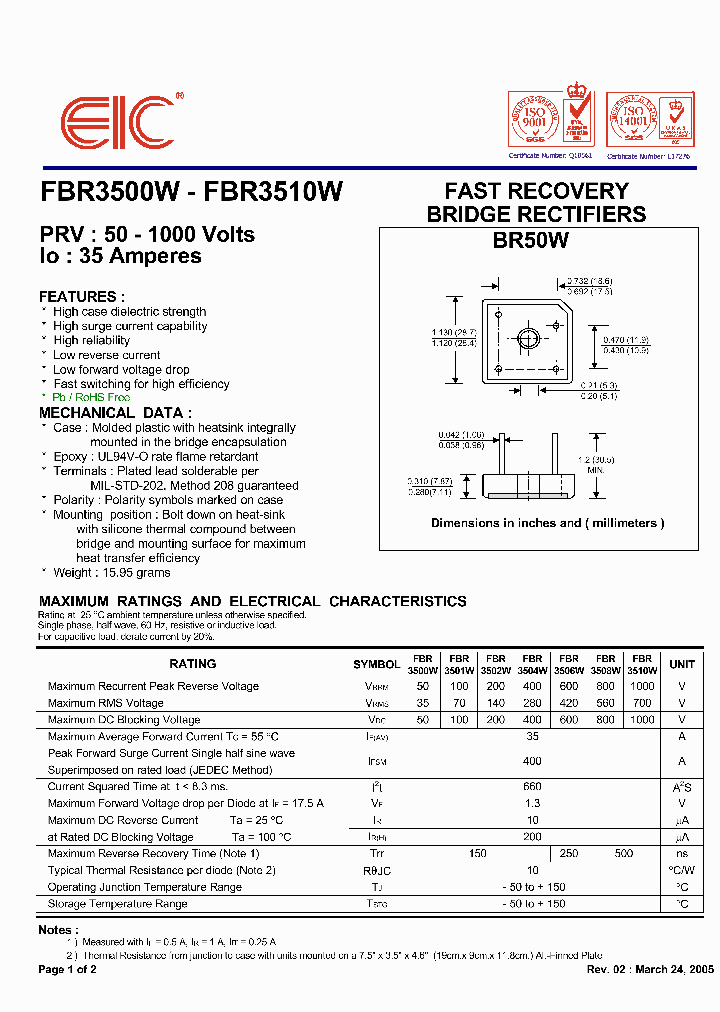 FBR3501W_6928662.PDF Datasheet