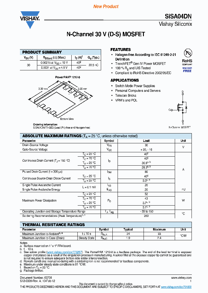 SISA04DN_6961668.PDF Datasheet