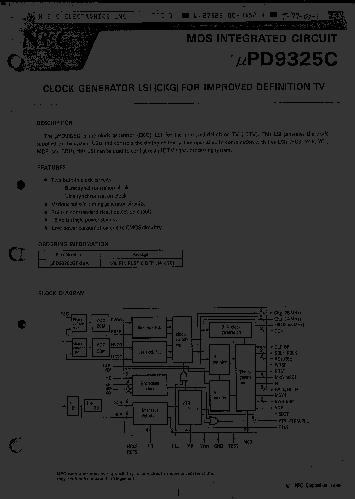 UPD9325CGF3BA_6945397.PDF Datasheet